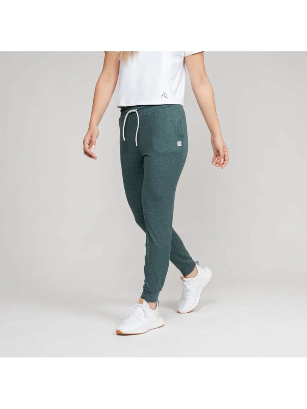 RHOBACK Tempo Performance Jogger Heather Ponderosa Green Sz M